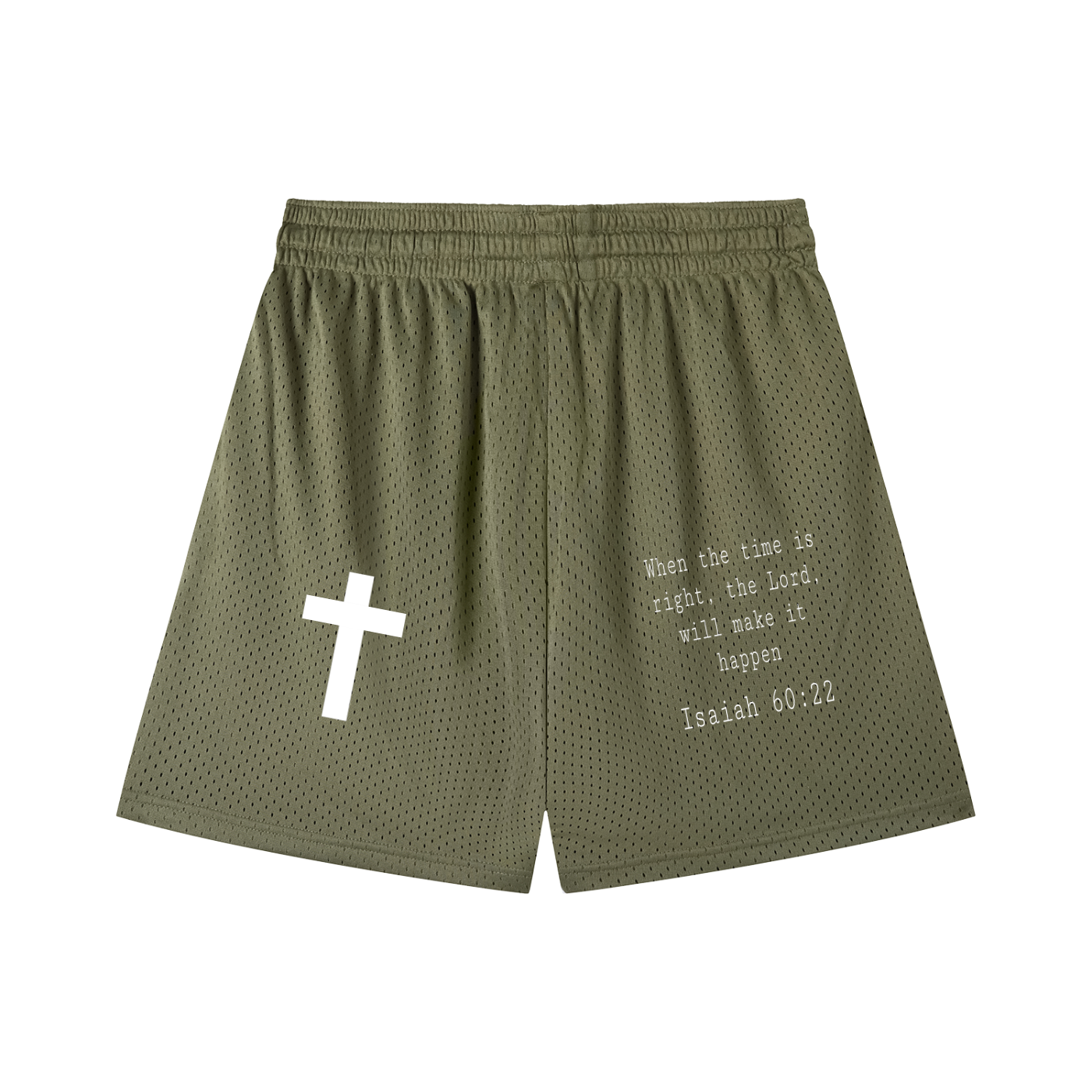 Mesh Drawstring Shorts