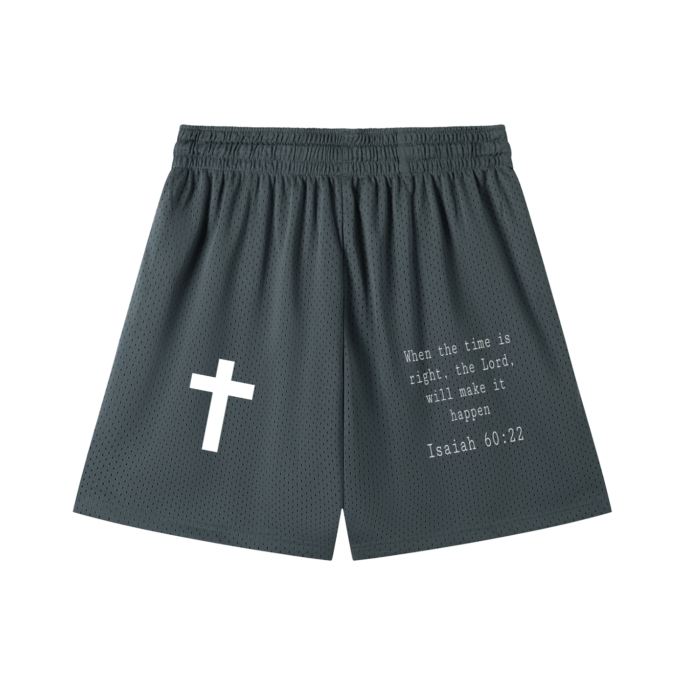 Mesh Drawstring Shorts